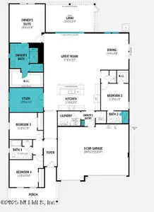 New construction Single-Family house 158 Orangedale Cir, St. Johns, FL 32259 plan Hawkin - image