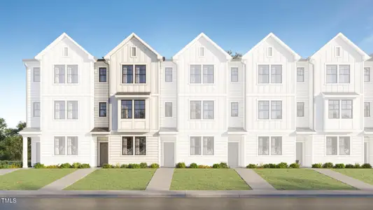 New construction Townhouse house 2309 Oakwood Meadows Ln, Raleigh, NC 27604 plan Jackson - image