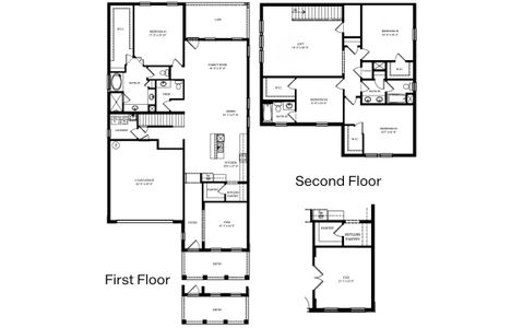 New construction Single-Family house 17430 Pleasantview Blvd, Land O' Lakes, FL 34638 plan Sea Cliff - image