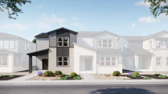 New construction Duplex house 2016 S Jackson Gap St, Aurora, CO 80018 plan 2501 - image