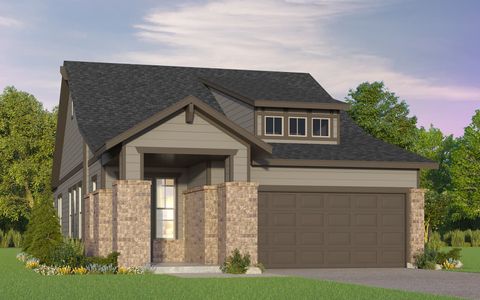 New construction Single-Family house 201 Kissing Tree Ln, San Marcos, TX 78666 plan Evergreen - image