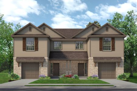 New construction Duplex house 409-411 Saddle Lane, Denton, TX 76209 Duplex 4- photo 0