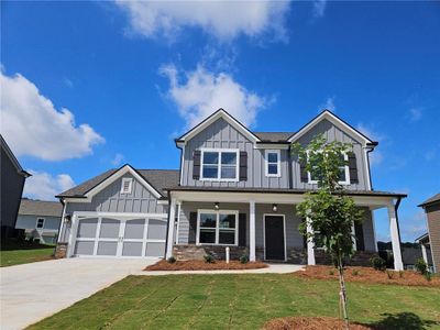 New construction Single-Family house 442 Banff Dr, Winder, GA 30680 plan The Jackson | Front Entry - image