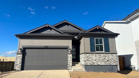 New construction Single-Family house 3361 N Buchanan Way, Aurora, CO 80019 Pike- photo 0