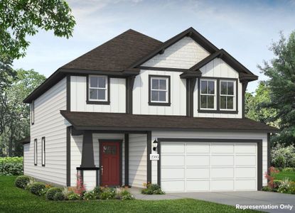 New construction Single-Family house 101 Adze Dr, Liberty Hill, TX 78642 plan Cascade 2595 - image