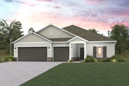 New construction Single-Family house 59 Pegasus Rd, Flagler Beach, FL 32136 plan Everglade - image