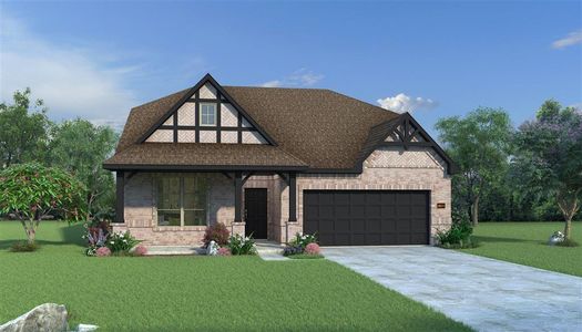 New construction Single-Family house 1922 Terra Rose Drive, Katy, TX 77493 Walnut II V- photo 0