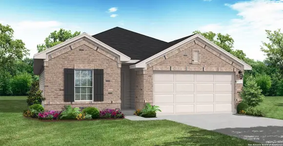 New construction Single-Family house 307 Foxtail Path, Cibolo, TX 78108 Liberty- photo 0