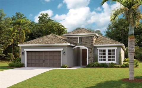 New construction Single-Family house 11892 Richmond Trl, Parrish, FL 34219 The Brighton - photo 0