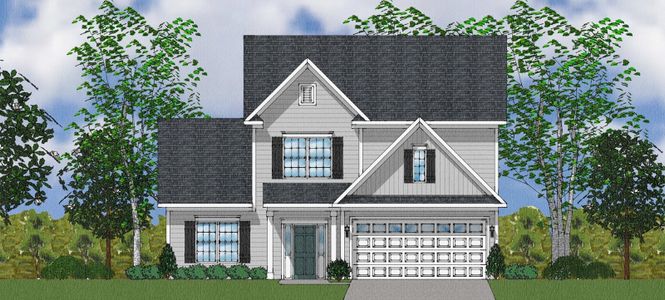 New construction Single-Family house 59 Small Pond Court, Garner, NC 27529 Nantahala- photo 0