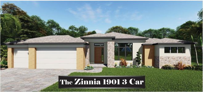 New construction Single-Family house 506 Rotonda Cir, Rotonda West, FL 33947 plan Zinnia - image