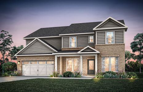 New construction Single-Family house 4286 Gaydon Rd, Powder Springs, GA 30127 plan Frazier - image