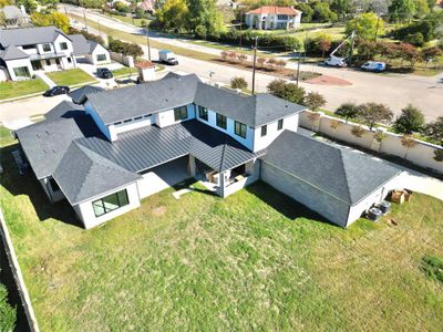 Bird's eye view of the back of the property