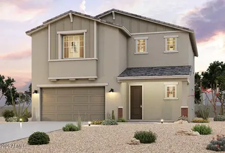 New construction Single-Family house 2747 E Music Mountain Ave, Apache Junction, AZ 85119 plan 4B - image