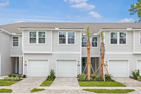 New construction Townhouse house 1039 Egret Branch Wy, Jacksonville, FL 32218 plan Olive - image