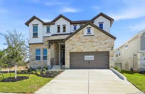New construction Single-Family house 233 Sasparilla, Boerne, TX 78006 plan Archer 50′ - image