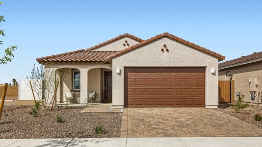 New construction Single-Family house 15594 W Williams St, Goodyear, AZ 85338 Bisbee Plan 3565- photo 0 0