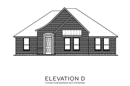 New construction Single-Family house Waxahachie, TX 75165 plan The Rosewood - Rear Entry - image