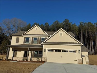 New construction Single-Family house 1175 Cherry Bark Ct, Loganville, GA 30052 plan (GA)Hayden A 2 Front Entry - image