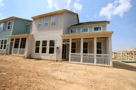 New construction Townhouse house 3151 Mission Olive Pl, New Hill, NC 27562 plan Lily - End Home - image