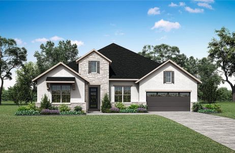 New construction Single-Family house 8606 High Note Cir, Montgomery, TX 77316 plan Presley III - image