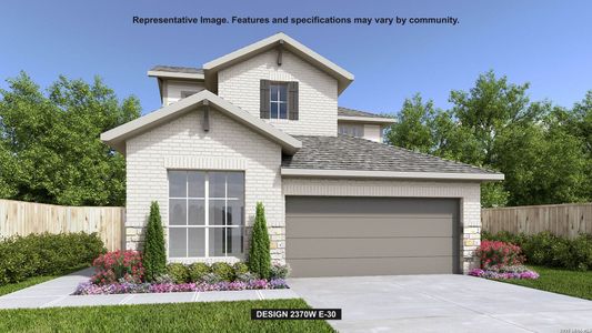 New construction Single-Family house 14926 Faraway Mdw, San Antonio, TX 78245 plan 2370W - image