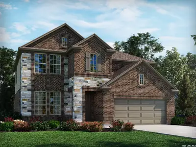 New construction Single-Family house 29502 Angelfish Blvd, Boerne, TX 78006 plan The Evergreen (4011) - image