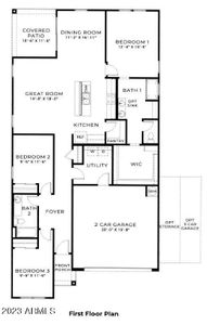 Lark Floor plan