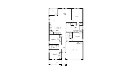 New construction Single-Family house 1821 Laurel St, Denton, TX 76205 plan Texas Mockingbird - image