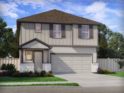 New construction Single-Family house 117 Woodbrook Dr, Georgetown, TX 78626 plan The Bryce (375) - image