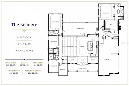 New construction Single-Family house 16424 Lakeshore Dr, Minneola, FL 34715 - image