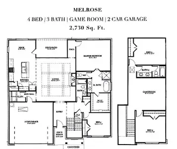New construction Single-Family house 913 Triple Crown Ct, Willow Park, TX 76087 plan Melrose - image 2