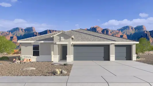 New construction Single-Family house 2611 W Solstice Ave, Apache Junction, AZ 85120 plan Jerome - image