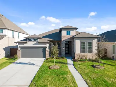 New construction Single-Family house 9107 Basilica Ln, Manvel, TX 77578 plan Malibu – 60′ Lot - image