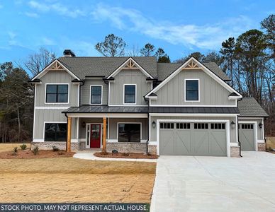 New construction Single-Family house 1315 Birch Wy, Loganville, GA 30052 plan (GA)Grayson A.1 3 Front Entry - image