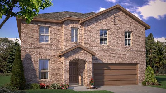 New construction Single-Family house 141 Ringtrail Dr, Rhome, TX 76078 plan Redrock - image