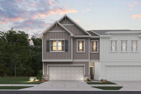 New construction Townhouse house 3757 Floyd Rd, Austell, GA 30106 plan Bradford - image