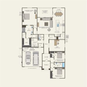 New construction Single-Family house 42965 W Krista Dr, Maricopa, AZ 85138 plan Verona - image