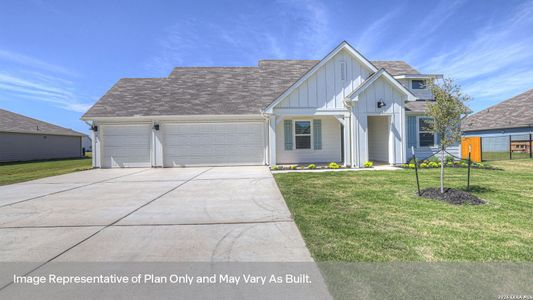 New construction Single-Family house 470 Gwenn Glade Cv, Lockhart, TX 78644 plan The Garland - image