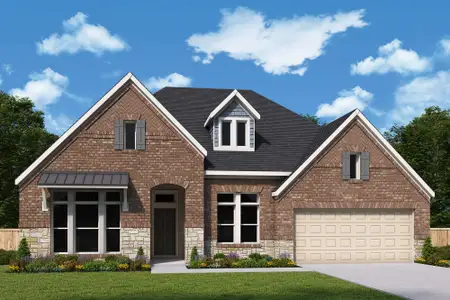 New construction Single-Family house 21755 Oakwood Dr, Waller, TX 77484 The Ortega- photo 0