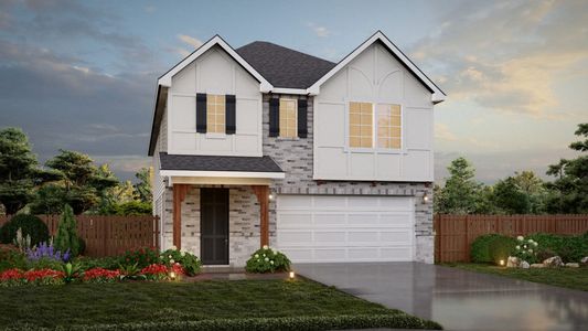 New construction Single-Family house 12914 Jeff Rnch, San Antonio, TX 78245 plan Azalea - image