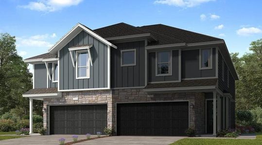New construction Townhouse house 9033 La Pau Ln, Houston, TX 77051 - image