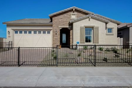 New construction Single-Family house 16367 W Morning Glory, Goodyear, AZ 85338 Hacienda Series - Amethyst- photo 0