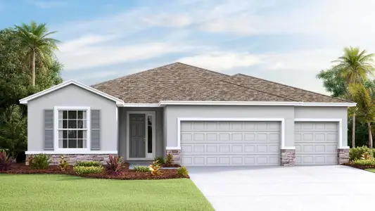 New construction Single-Family house 11833 Memorial Dr, Brooksville, FL 34613 plan Hawthorne - image