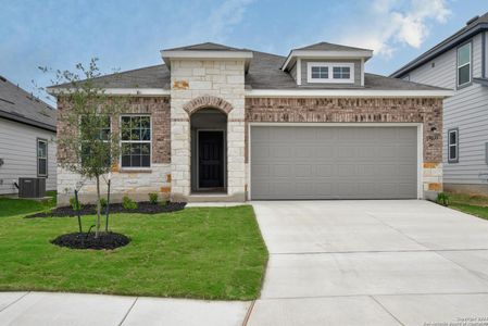 New construction Single-Family house 7035 Sycamore Pass, San Antonio, TX 78252 Prism Homeplan- photo 0