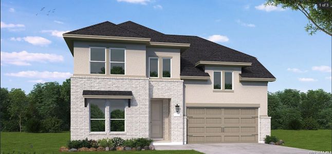 New construction Single-Family house 459 Cleveland Wy, New Braunfels, TX 78130 plan Kendall II - image