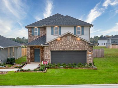 New construction Single-Family house 19576 Stripe Hill Bnd, Montgomery, TX 77356 Walker- photo 0