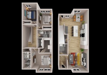 New construction Townhouse house 1400 Akron St, Aurora, CO 80010 plan Unit 4 - image 3