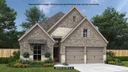 New construction Single-Family house 13060 Macar Mnr, San Antonio, TX 78245 plan 2079W - image