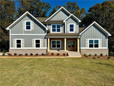 New construction Single-Family house 81 Blue Rider Trl, Hoschton, GA 30548 Milton- photo 0